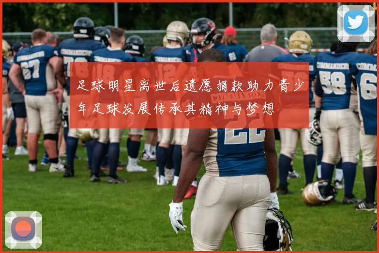 足球明星离世后遗愿捐款助力青少年足球发展传承其精神与梦想